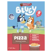 Arnotts Bluey Pizza Flavoured Biscuit Kids Lunchbox Snacks 8 Pack