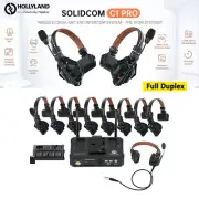 HOLLYLAND Solidcom C1 Pro Full-Duplex Wireless DECT Headset Intercom System 350m