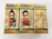 One Piece World Collectable Figure WanoKuni 3 Luffy Sanji Nishikiemon 3 types JP