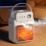 2 In 1 Mist Humidifier Heater High Power 1200W Overheating & Tip-Over Protection Fast Heating Smart Electric Heater for