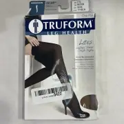 NEW TRUFORM (1774) 15-20mmHg Lites Thigh High Stockings, Beige, Medium