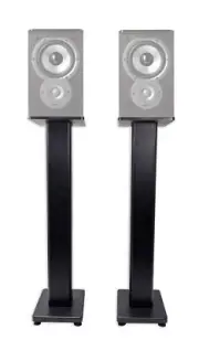 Pair 36" Bookshelf Speaker Stands For Polk Audio TSi100 Bookshelf Speakers