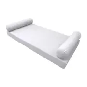 |SLIPCOVER ONLY|S5 Daybed Mattress Bolster Pillow Covers Knife Edge Crib AD105