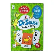 Dr. Seuss 40 ABC's & Words Flash Cards