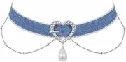 [HAMKVBPR] Choker Necklace Cowboy Stacking Necklace Women Chain Choker Necklace Collar Punk Necklace