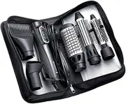 [REMINGTON] Amaze Smooth and Volume Air Styler, AS1220AU, 5-In-1 (Blow-dry, Curl, Wave, Straighten, and Volumise), 3 Speed and Heat Settings, Ionic Conditioning for a Frizz-Free Shine, Black