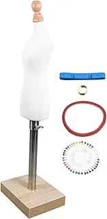 3pcs Female Mannequin Model Stand Dress Display Mini Sewing Mannequin Clothing Rack Doll Dress Shelf