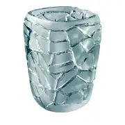 Lalique Persepolis Blue Crystal Magnitude Medium Vase