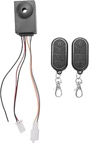 Voniecop Ebike Alarm System Dual Remote Control 36V 48V 60V 72V Alarm Accessories Universal Waterproof Electric Bike Replacement