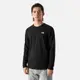 The North Face M FOUNDATION L/S TEE - AP 男長袖上衣-黑-NF0A7QVDJK3