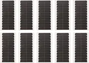 NOLITOY 10 Sheets Hair Extension Adhesive Strips Non-woven Fabric Black Front Wig Extension Tapes Tape The Pet Double Sided Sticky Tape