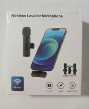 Wireless Lavalier Microphone For iPhone Support one to two Vlogs Interview Live
