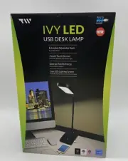 Brand New!!!!! Ivy Led USB Desk Study Lamp Color Black 3 level Touch Dimmer