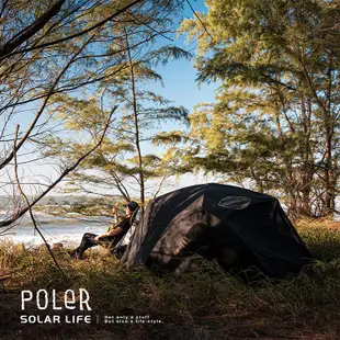 POLER 雙人帳篷 TWO MAN TENT 鋁製 輕量 帳篷 雙人圓頂帳 基地帳 登山帳 機車露營 野營 雙人帳