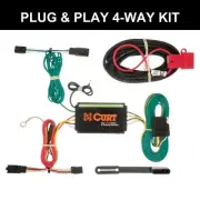 CURT 2016 Chevrolet Malibu Limited LT Custom Wiring Harness, 4-Way Flat Output
