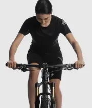 M New ASSOS Women’s TRAIL OFF-ROAD T3 S/S Cycling Jersey SCHWARZWALD GREEN