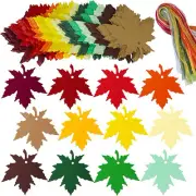 Supla 120 Pcs 12 Colors Maple Leaves Gift Tags Sign with Strings Fall Wedding Pa