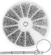 GETAJGHSD Portable Hardware Tool Kit Assorted Small Screws Nuts for Quick Repair of Glasses Watches Electronics