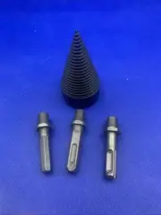 3 PCS Wood Splitting Drill Bit, Firewood Log Splitter Drill Bit, Heavy Duty