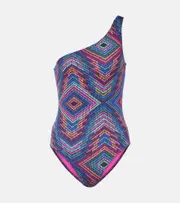 Eres Multicolor one-shoulder swimsuit