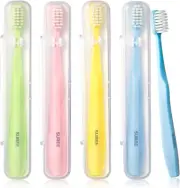 4 Pack Extra Soft Toothbrush for Sensitive Teeth, 10000 Bristles Nano Toothbrush