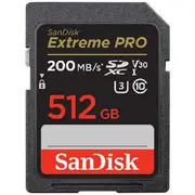 SanDisk 512GB Extreme Pro SDXC Memory Card