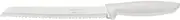 Tramontina 23422038 Plenus Bread Knife with White Polypropylene Handles, 8-Inch Blade Length