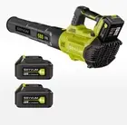 Electric Snow & Leaf Blower,3500W, 3-Speed, 4.0Ah Battery, Portable Blowing Mach