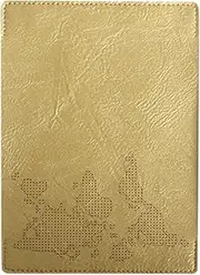 [BWOFJGWH] Passport Cover, Passport Book Cover, Compact, Vacation Protection, Premium Document Organizer Cover, Card Holder for Women and Men, Gold, as described