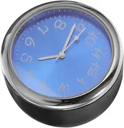 Gatuida Car Clock Time Clock Vehicle Clock Truck Clock Mini Clock for Car Clock Small Clock for Car Dash Tiny Clock Car Digital Clock Car Interior Clock Truck Dashboard Clock Blue Metal