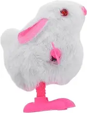 MERRYHAPY Soft Plush Rabbit Toys for Boys and Girls Wind-up Bunny Stuffed Animal Easter The Wiggles Toys Interactive Easter Present