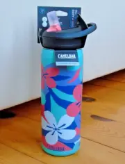 Genuine Camelbak Eddy + Vacuum Insulated Water Bottle, 25oz, Infinite Jungle,New