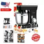 Elegant Black Stand Mixer with Stainless Steel Bowl - Perfect for Baking Lovers
