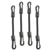 4 Pcs Elastic Hook Straps String Camping Outdoor Buckle with Hooks