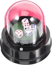 KOMBIUDA Electric Dice Cup for Parties Plastic Dice Shaker for Bar Gathering Random Color