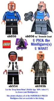 LEGO® U PICK Marvel Super Heroes NICK FURY Minifigures **NEW**