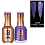 Billionaire Diamond Gel Polish UV LED & Nail Lacquer Duo 018 Soothing Lavander