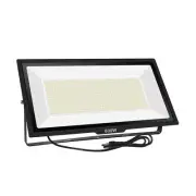 600W LED Flood Light, Waterproof IP66 with Plug, 6000K Daylight White, 60000L...
