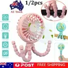 Clip On Fan Handheld USB Mini Cooling Desk Stroller Pram Cot Car Portable Fan AU