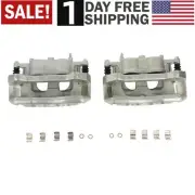Pair Front Brake Calipers w/ Bracket For 2012-2019 Ford F-150 Lobo 2.7 3.5L 5.0L (for: Ford)