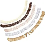 BATHVEVE 5pcs High Temperature Wire Doll Bang Wig Easy Wear Hair Wig for DIY Doll Crafts Durable and for Creative Projects