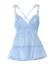 Top With Laces IT40,IT42 Light Blue