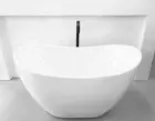 VICENZA 1300mm x 775 WIDE x 700 H Freestanding Bath Acrylic LUCITE Bathtub 1300