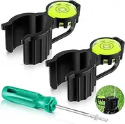 Gulfmew Sprinkler Head Tool Compatible with Rain Bird, 2 Pcs Hold Up Tools with Bubble Level and Sprinkler Spray Head Rotor Adjustment Tool, Rotor Sprinkler Tools for Lawn Irrigation System Repair