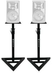 2) Rockville Adjustable Studio Monitor Speaker Stands For JBL 308P MKII Monitors