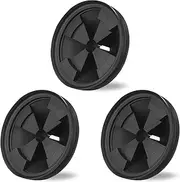 Garbage Disposal Splash Guard, 3 3/8" 3 Pack for InSinkErator Evolution Series QCB-AM Kitchen Sink Baffle Rubber Drain Cover 2022 Upgraded Removable Quiet Collar EPDM Insert Parts