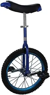 Small 14"/16"/18" Wheel Unicycle for Kids Boys Girls, Perfect Starter Beginner Uni-Cycle, Large 20"/24" Adult's Unicycle for Men/Women/Big Kids (Color : Blue, Size : 24") Durable TDF