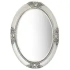 vidaXL Wall Mirror Baroque Style 50x70 cm Silver HEE