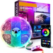 LED Lights for Bedroom,50ft LED Strip Lights,Music Sync,Bluetooth LED Lights