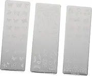 Nail Stamping Plates Set Pcs Nail Art Stamper Templates and for Holiday Design